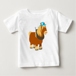Niedlicher Cartoon Trait Breton Horse Baby T - Shi T-shirt