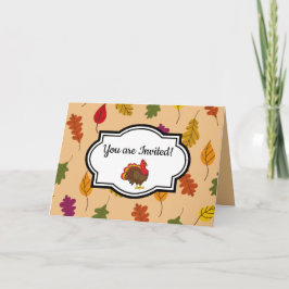 Niedlicher Cartoon Türkei | Personalisieren Einladung