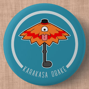 Niedlicher Cartoon Umbrella Ghost   Japanisch Yoka Button