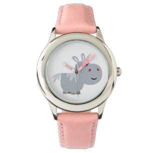 Niedlicher Cartoon Unicorage Armbanduhr
