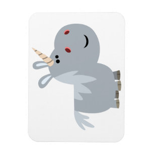 Niedlicher Cartoon Unicorn Flexible Magnet