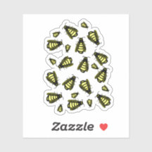 Niedlicher Cartoon von Honigbienen