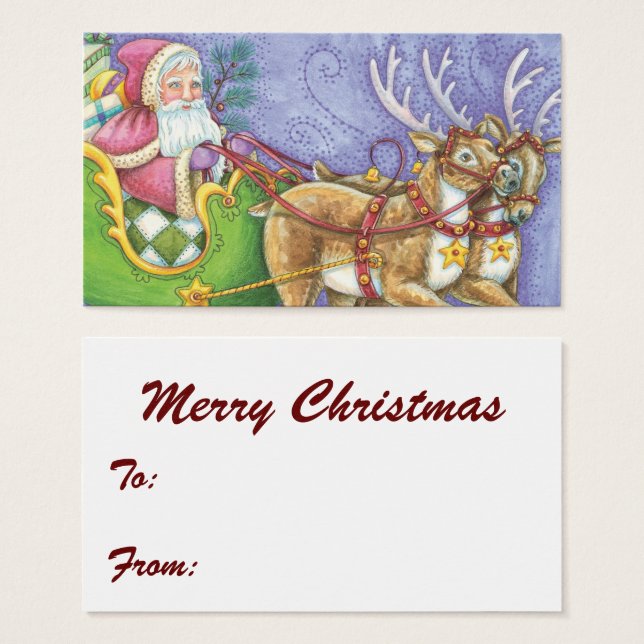 Niedlicher Cartoon Weihnachten (Vorne & Hinten)