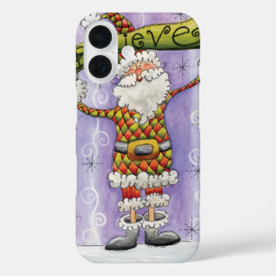 Niedlicher Cartoon Weihnachten, glaube ich an den  iPhone 16 Hülle