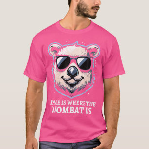 Niedlicher Cartoon Wombat Lover Funny Wombat Austr T-Shirt