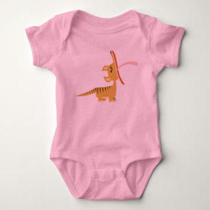 Niedlicher Cartoon Yawning Thylacine Baby T - Shir Strampler