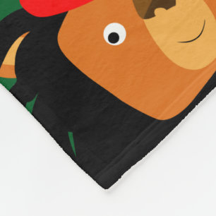 Niedlicher Cartoon Zion Fleecedecke