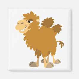 Niedlicher Cartoon Zwei-Humpte Camel Magnet