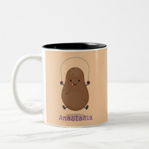 Niedlicher Cartoon Zweifarbige Tasse