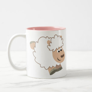 Niedlicher Cartoon Zweifarbige Tasse