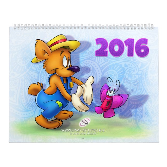 niedlicher Cartoonkalender Kalender (Titelbild)