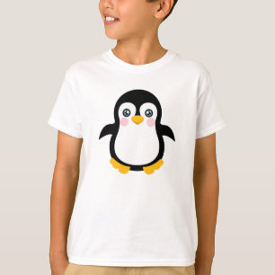 Niedlicher Cartoonpenguin-Entwurf T-Shirt