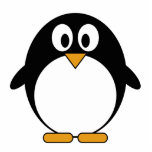 Niedlicher CartoonPenguin Freistehende Fotoskulptur<br><div class="desc">Ein lustiger,  kleiner Pinguin,  der eine perfekte Dekoration für einen Themaraum machen würde.</div>