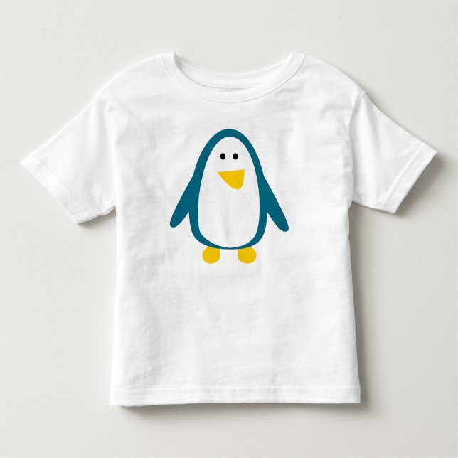 Niedlicher CartoonPenguin Kleinkind T-shirt (Vorderseite)