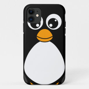 Niedlicher CartoonPenguin Schwarzweiss Case-Mate iPhone Hülle