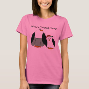 Niedlicher Cartoonpenguins-Welt am beststen T-Shirt