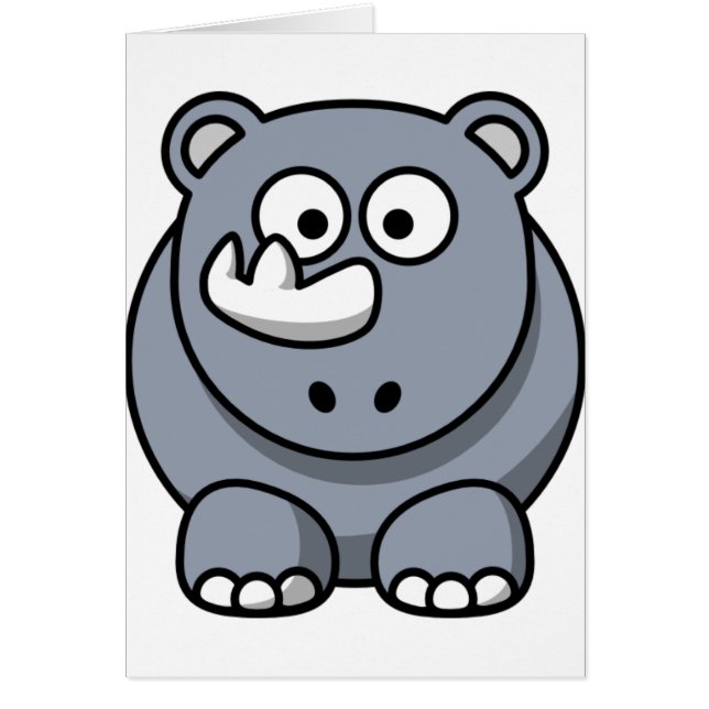 Niedlicher CartoonRhino (Vorne)