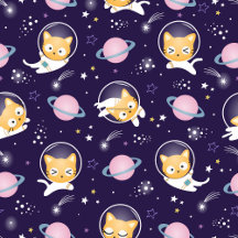 Niedlicher Cat Astronaut