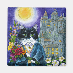 Niedlicher Cat Dracula Vampire Nosferatu-Magnet Magnet