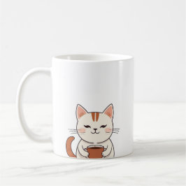 Niedlicher Cat Drink Kaffeekocher Tasse