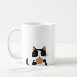 Niedlicher Cat Drink Kaffeekocher Tasse