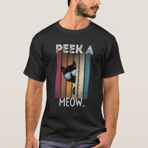 Niedlicher Cat Flüchtige Blick A Meow T-Shirt