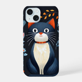 Niedlicher Cat iPhone Case 15 Hülle