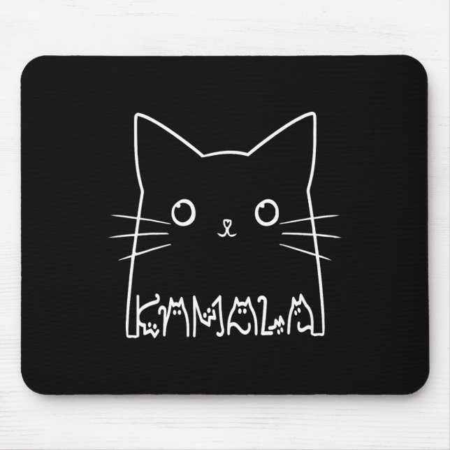 Niedlicher Cat Letter-Entwurf Mousepad (Vorne)