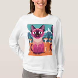 Niedlicher Cat T - Shirt - Feline Fun Design