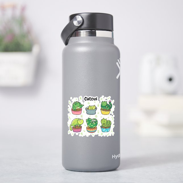 Niedlicher Catcus Aufkleber (HydroFlask)