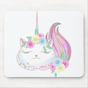 Niedlicher Caticorn Mousepad