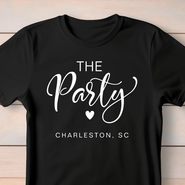 Niedlicher Charleston-Junggeselinnen-Abschied T-Shirt (Celebrate the bride-to-be in fun and style at her bachelorette party)