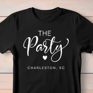 Niedlicher Charleston-Junggeselinnen-Abschied T-Shirt