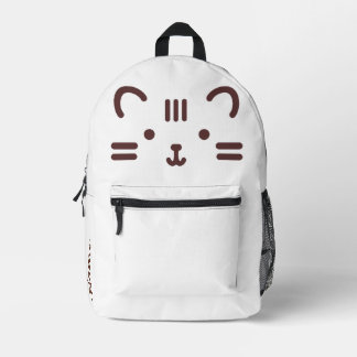 Niedlicher Chat-Rucksack - Personalisiert mit Ihre Bedruckter Rucksack