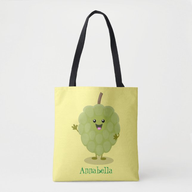 Niedlicher Cherimoya-Cartoon (Vorderseite)