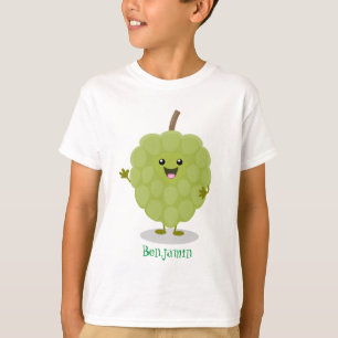 Niedlicher Cherimoya-Cartoon T-Shirt