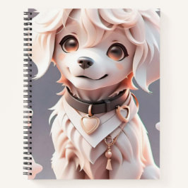 Niedlicher Chibi Golden Retriever Welppy Notizbuch