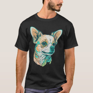 Niedlicher Chihuahua-Hund auf Chihuahua 7 T-Shirt