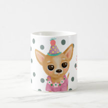 Niedlicher Chihuahua-Kaffee/heiße Schokolade-Tasse