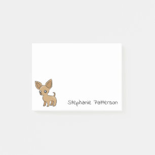 Niedlicher Chihuahua Tiny Hund Custom Post-it Klebezettel