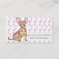 Niedlicher Chihuahua-Welpe in den Watercolor-und