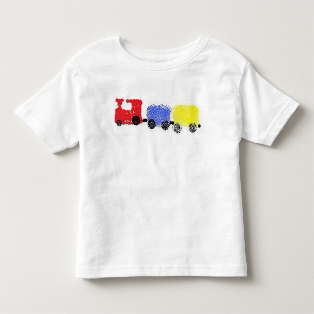 Niedlicher Choo-Choo Zug Kleinkind T-shirt (Vorderseite)