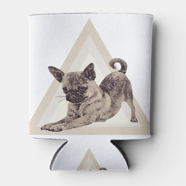 Niedlicher Chug Hund Dosenkühler (Vorderseite)