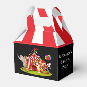 niedlicher Circus danke, Text hinzuzufügen Geschenkschachtel