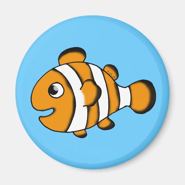 niedlicher Clownfisch Magnet (Vorne)