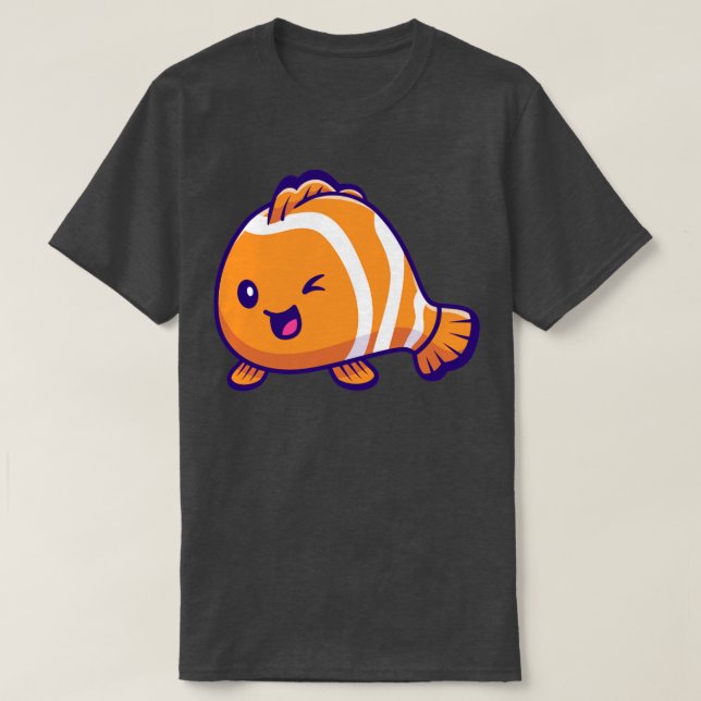 Niedlicher Clownfisch T-Shirt (Design vorne)