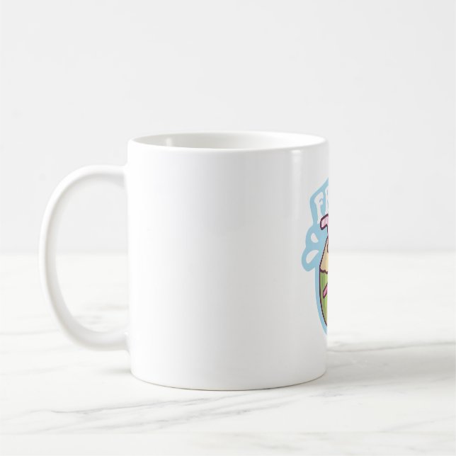 Niedlicher Coconut-Regenschirm Kaffeetasse (Links)