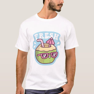 Niedlicher Coconut-Regenschirm T-Shirt