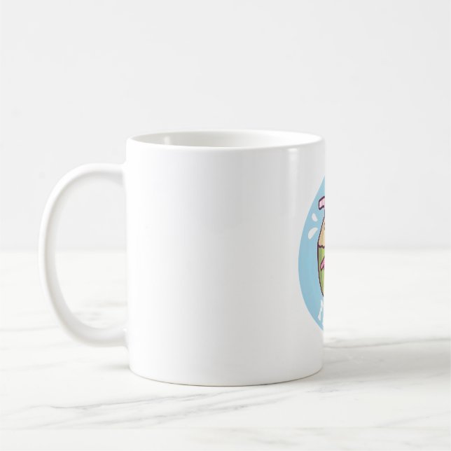 Niedlicher Coconut-Regenwald Sommerwochen Kaffeetasse (Links)
