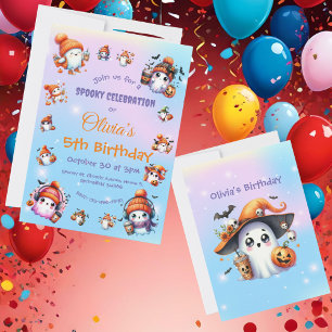 Niedlicher Coffee Lover Ghost Einladung für Kinder